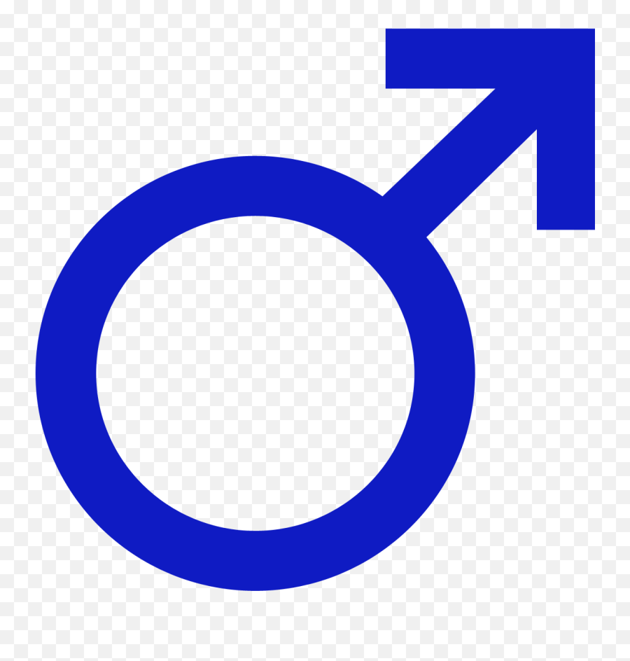 Male Blue - Blue Male Symbol Transparent Png,Male Png