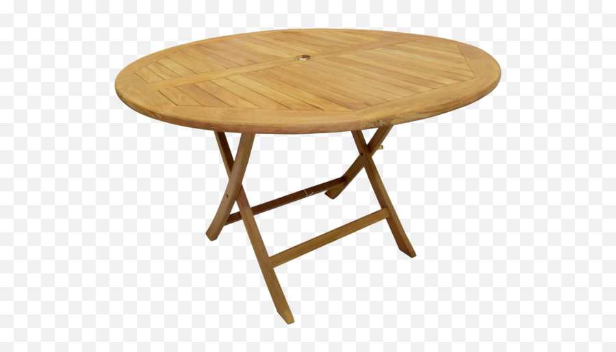 Download Al Fresco Round Folding 120cm - Jardin Mesa De Madera Plegable Png,Outdoor Table Png