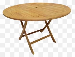 Download Al Fresco Round Folding 120cm - Jardin Mesa De Madera Plegable Png,Outdoor Table Png