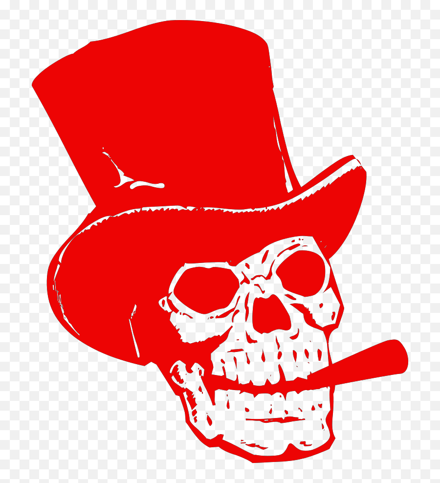 Fancy Skull Svg Vector Clip Art - Svg Clipart Joker Fighting On A Deck Of Cards Png,Fancy Hat Png