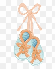 Baby Clipart - Baby Booties Clipart Png,Blue Ribbon Png