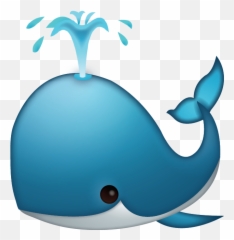 Clipart Whale Transparent Background - Emoji Whale png