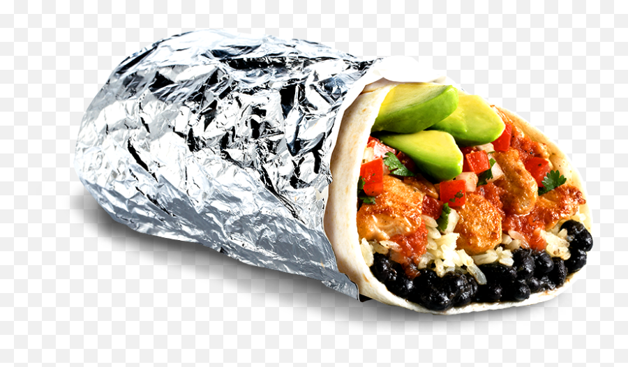 Chipotle Burrito Png - Chicken Avocado Burrito Del Taco,Chipotle Png