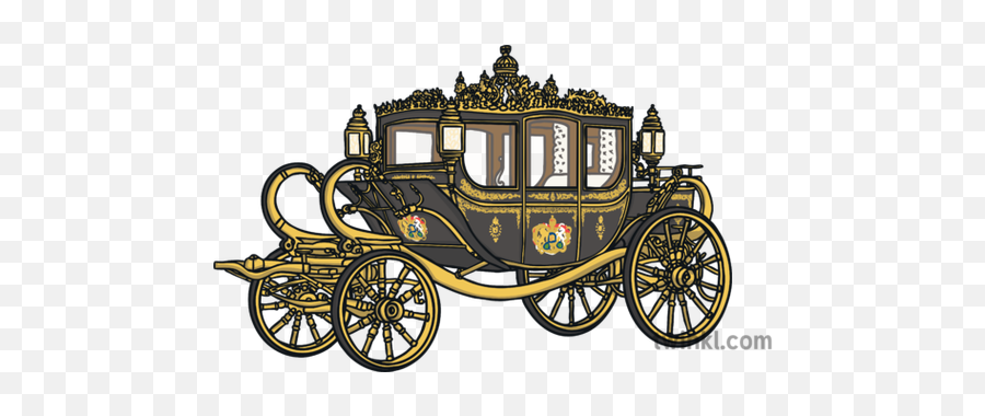 Royal Carriage Queen Ks1 Illustration - Twinkl Royal Carriage Png,Carriage Png