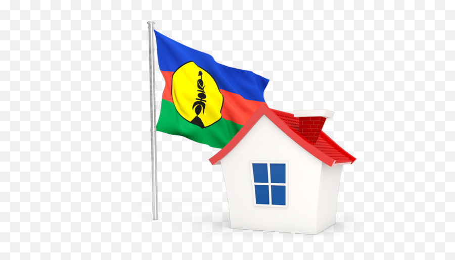 Download Flag Icon Of New Caledonia - India Flag With House Png,Bandera De Mexico Png