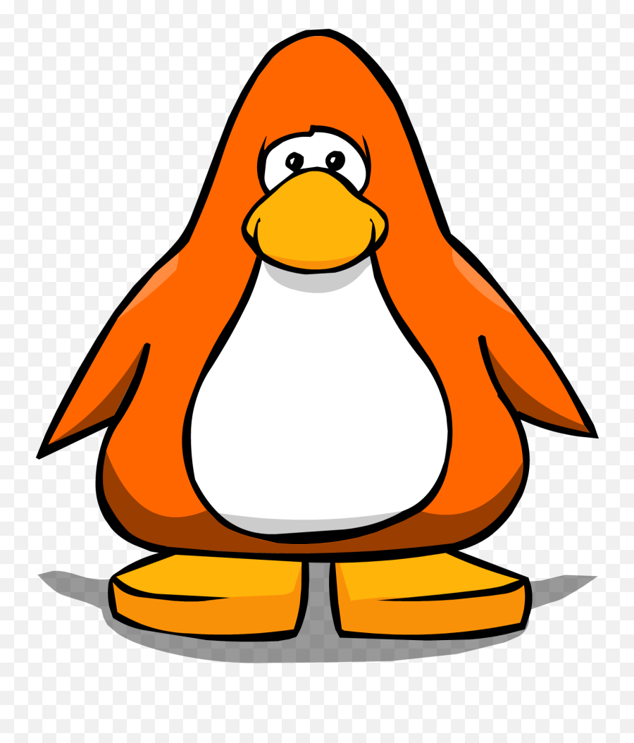 Orange Club Penguin Rewritten Wiki - Club Penguin White Penguin Png,Club Penguin Transparent