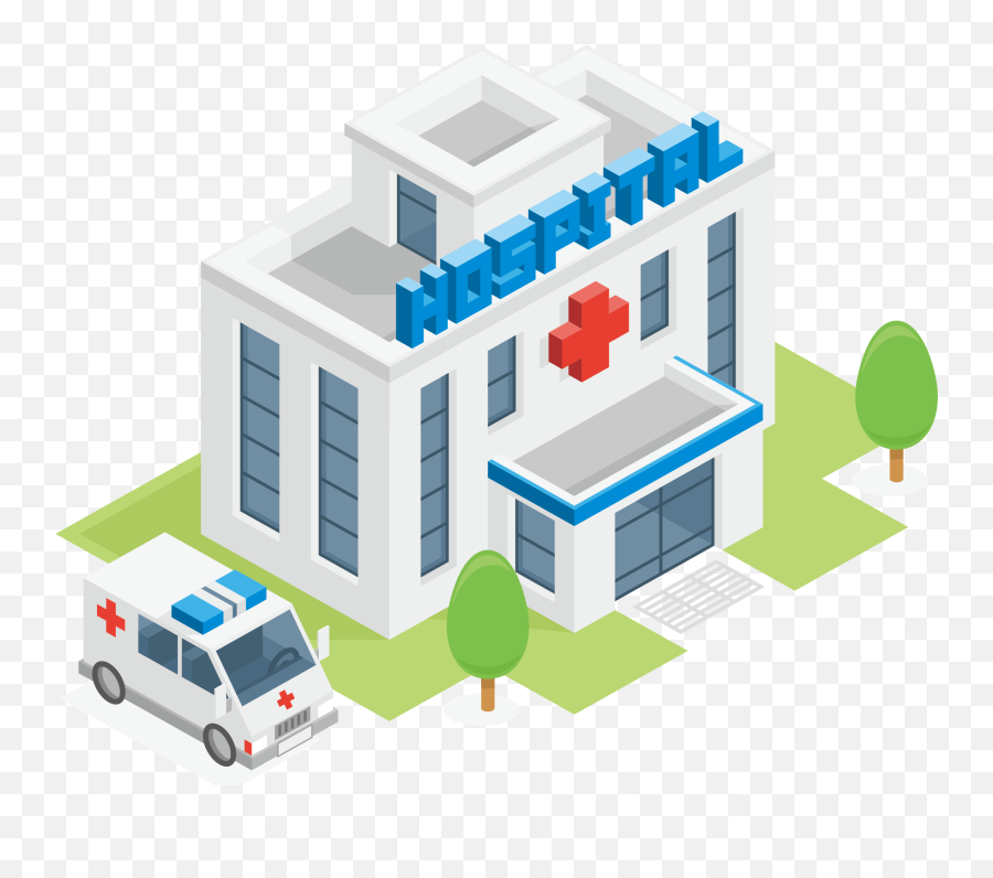 Hospital Png Transparent Image - Hospital Building Clipart Png,Hospital Png