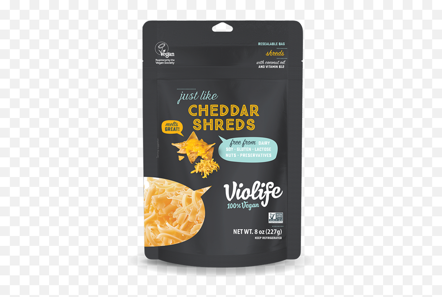 Just Like Cheddar Shreds - Violife Shredded Cheese Png,Shredded Cheese Png