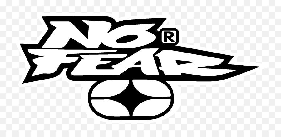 Download No Fear Logo Black And White - No Fear Car Stickers Png,No Fear Logo
