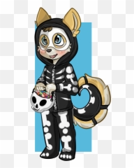 Spooky Scary Skeleton By Cyberpaws - Fur Affinity dot net Fictional Character png