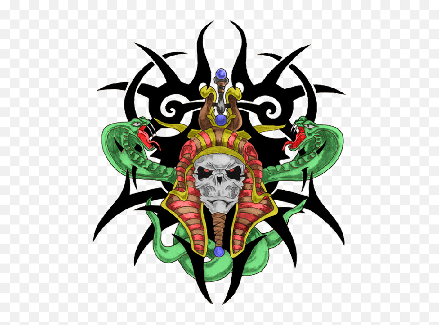 Tribal Skull Tattoos Png Transparent Images 30733 - Free Tattoo Skull Tribal,Tribal Design Png