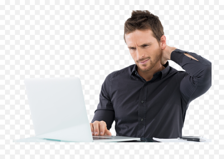 Businessman Tired Working - Hombre Estres Businessman Working Png,Businessman Png