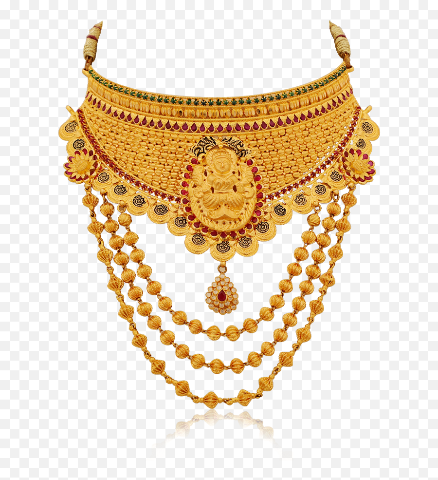 Nac - Product Detail Bridal Grand Gold Necklace Step Chains In Gold Png,Gold Necklace Png