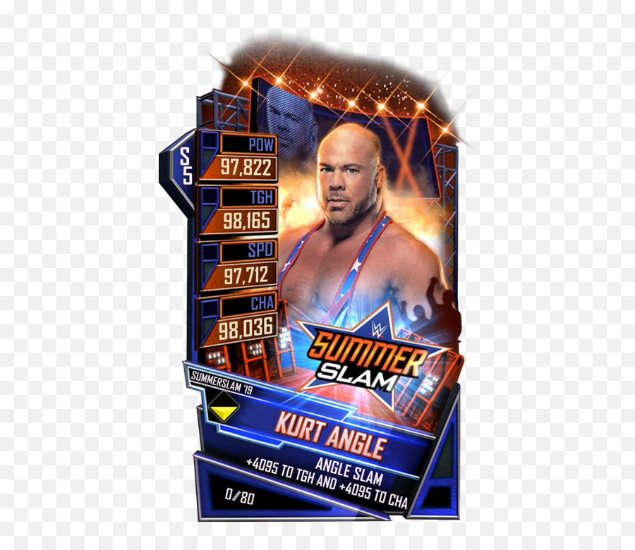 Kurt Angle - Wwe Supercard Season 3 Debut Wwe Supercard Wwe Supercard Alexa Bliss Png,Kurt Angle Png