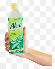 Aloe Drink For Life - Vera drink refreshing organic Plastic Bottle png