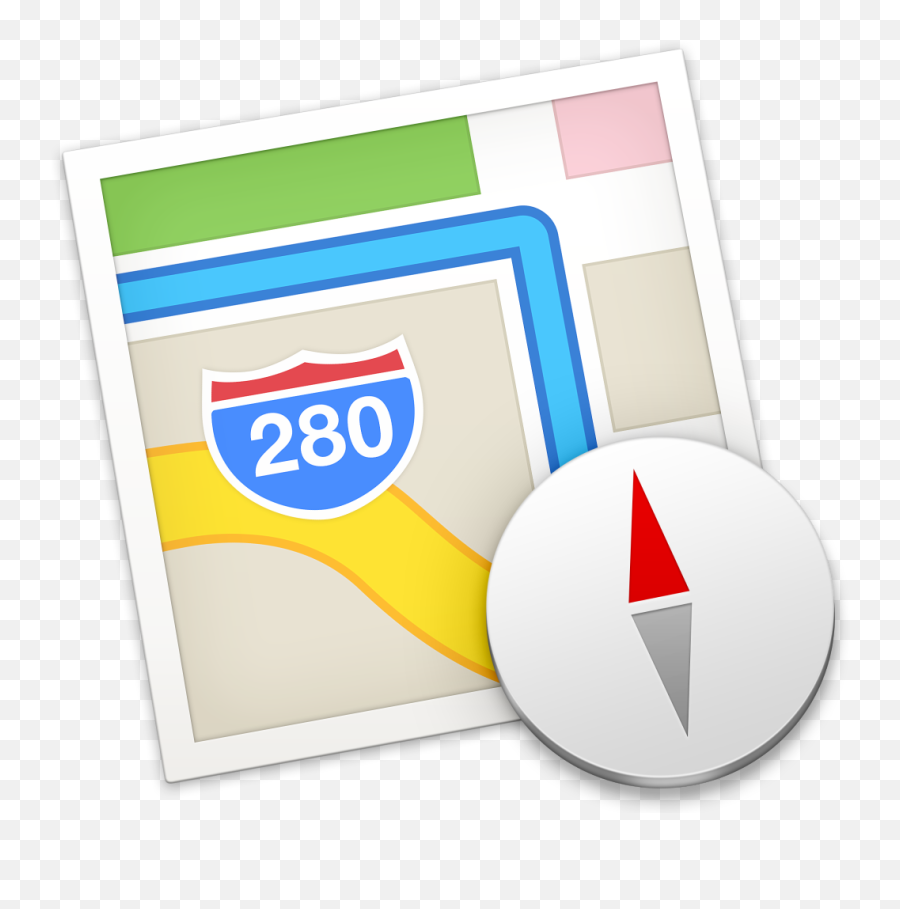 Start Using Maps In Os X Mavericks - Apple Maps Logo Mac Png,Apple Bookmark Icon