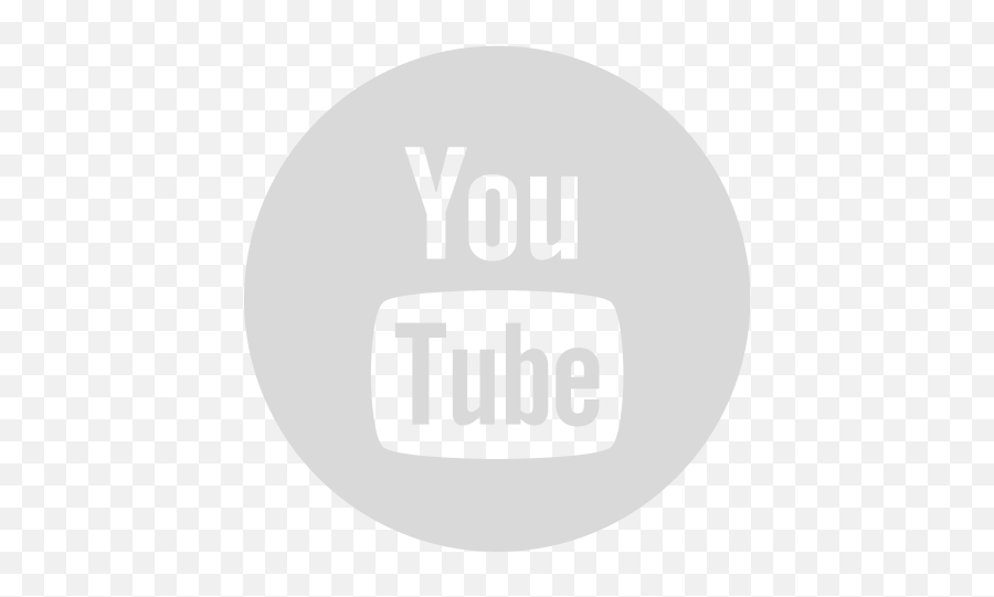 Circle Gray Youtube Icon - Tonton Club Centrum Png,Youtube Icon Png