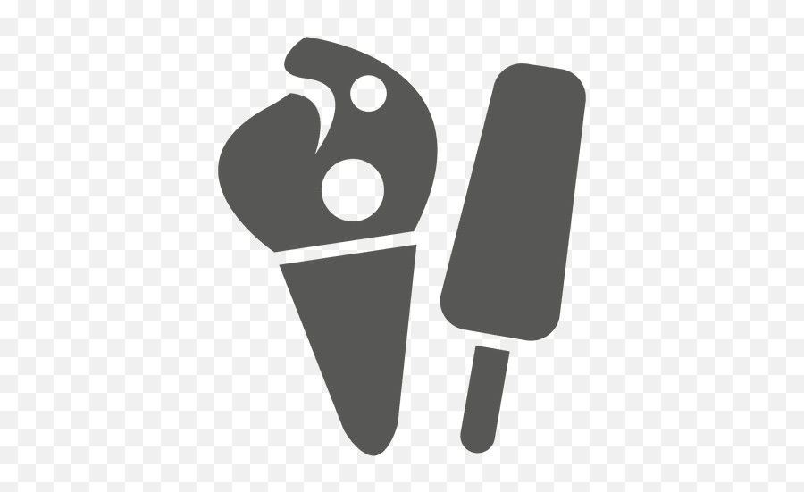 Cone Icecream Icon - Helado En Stick Silueta Vector Png,Ice Cream Cone Icon