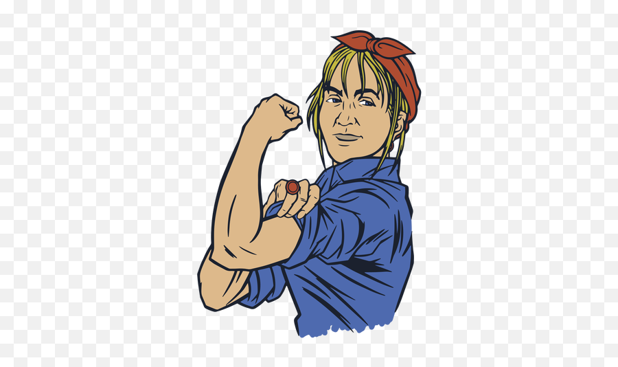 Modern Rosie Riveter Comic - Fist Png,Rosie The Riveter Icon
