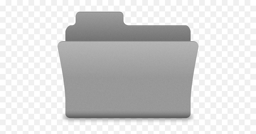 Grey Open Folder Icon - Grey Mac Folder Png,Open Folder Icon