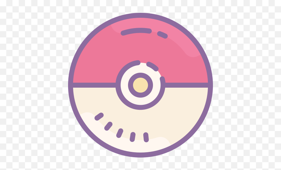 Pokeball Icon - Pink Pokeball Icon Png,Pokeball Transparent