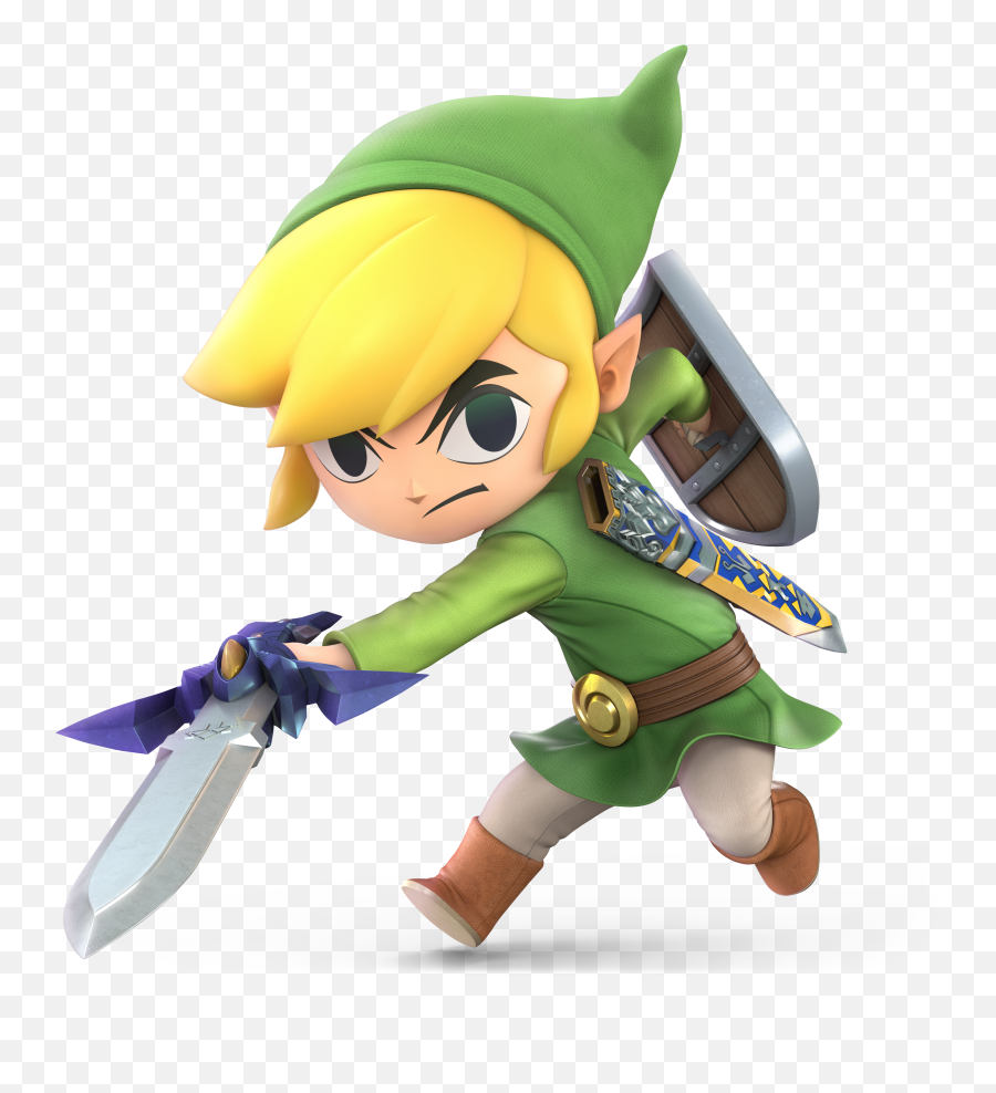 Toon Link - Super Mario Wiki The Mario Encyclopedia Character Super Smash Bros Ultimate Png,Breath Of The Wild Link Png