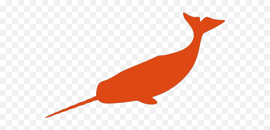 Large Narwhal Png Svg Clip Art For Web - Silhouette Of A Narwhal Png,Narwhal Icon