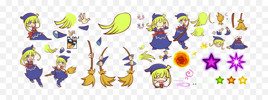 3ds - Puyo Puyo Tetris Witch The Spriters Resource Fictional Character Png,Cute Witch Icon