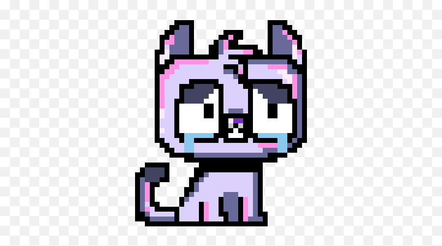 Cat Sad Pixel Art Maker - Clip Art Png,Sad Cat Png