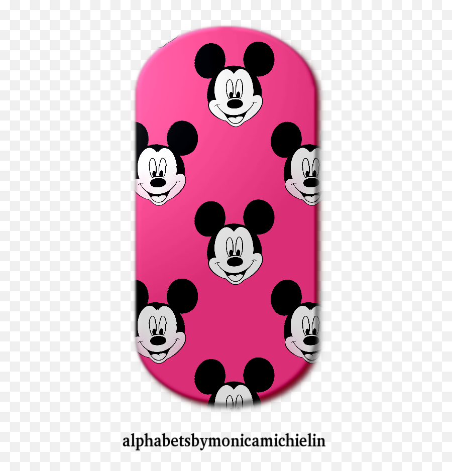 Monica Michielin Alphabets Pink Mickey Alphabet Numbers - Dot Png,Galaxy S3 Icon List