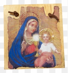 1 Religious Goods U2013 Page 31 Ysleta Mission Gift Shop - Mother Mary And Eucharist Png,Madonna And Child Byzantine Icon