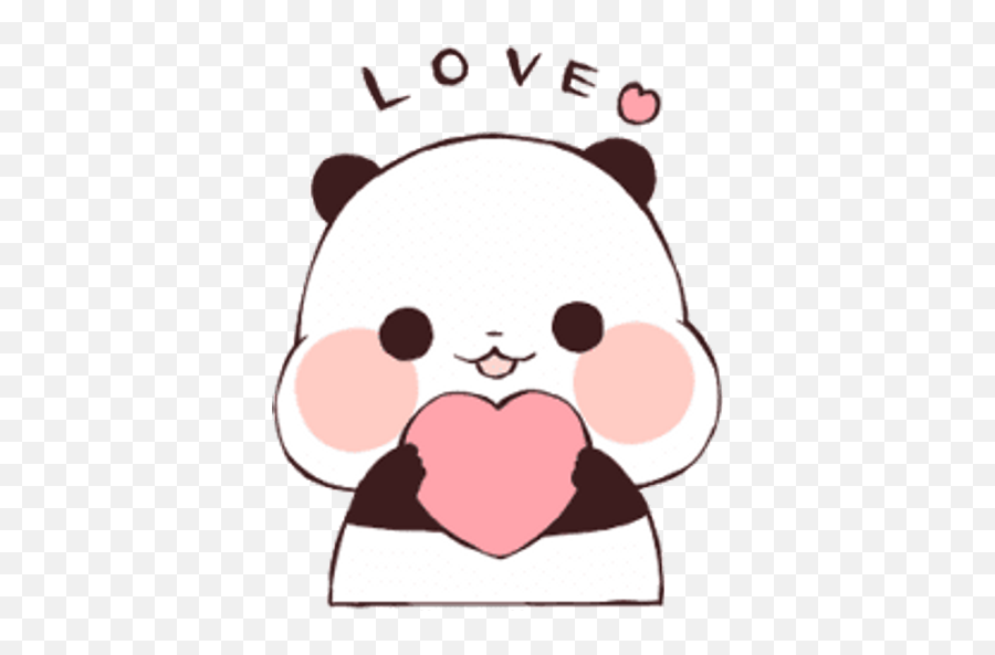 Sticker Maker - Cute Panda Cute Panda Sticker Png,Kawaii Anime Icon