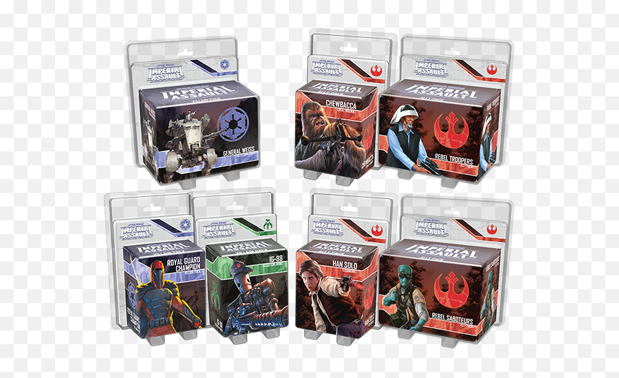 Star Wars Imperial Assault Ally And Villain Pack Expansions - Star Wars Imperial Assault Packs Png,Star Wars Rebel Alliance Icon Backpack