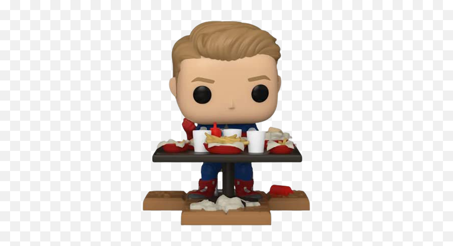 Covetly Funko Pop Marvel Victory Shawarma Captain America - Victory Shawarma Captain America Funko Pop Png,Avengers Endgame Icon