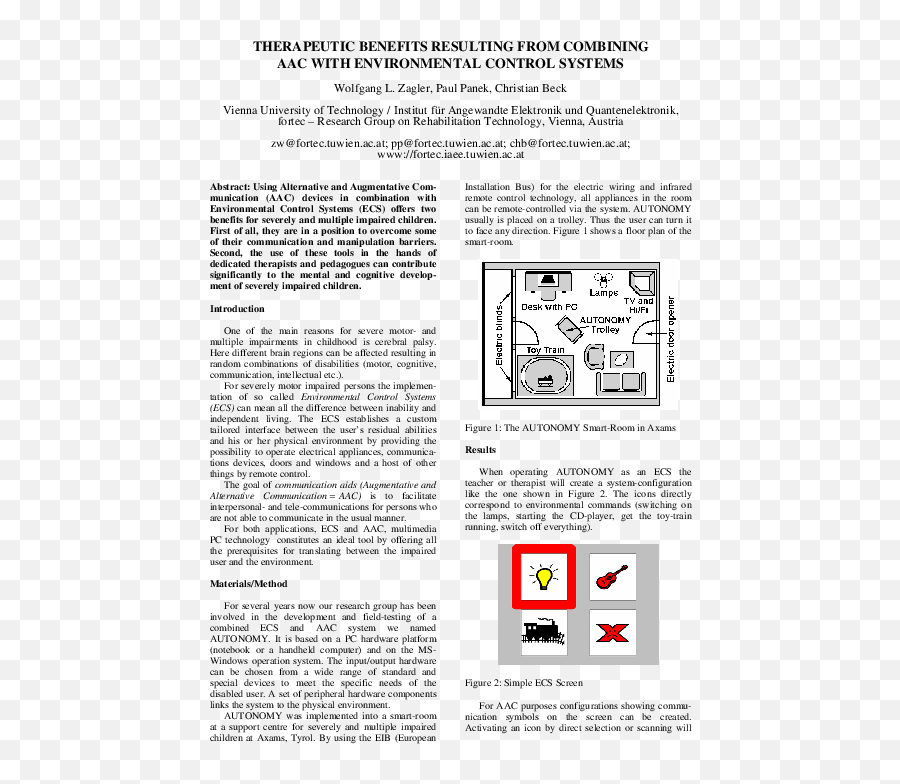 Pdf Therapeutic Benefits Resulting From Combining Aac With - Document Png,Aac Icon