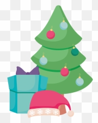 Free U0026 Cute Christmas Tree Clipart For Your Holiday - Day png
