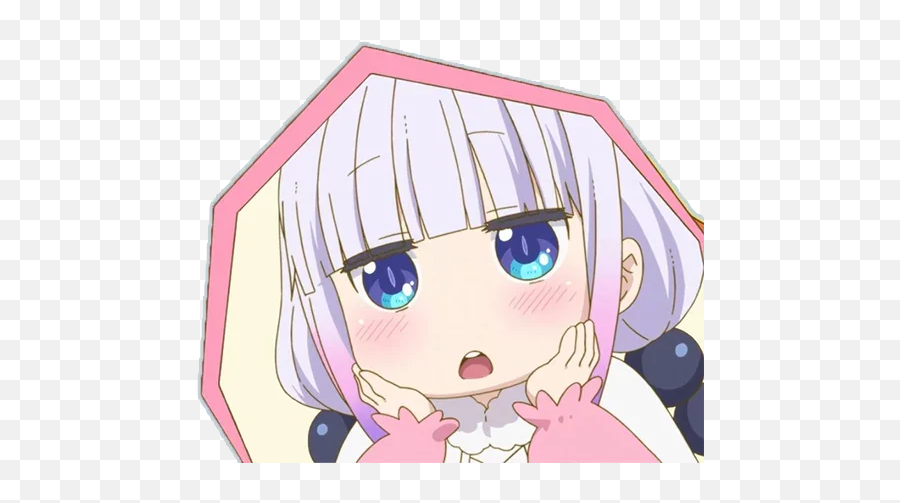 Telegram Sticker From Kanna Pack - Frau Miss Dragon Maid Png,Kanna Kamui Icon