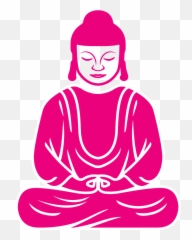 Pink Buddha - Gautama Buddha Pink Png,Buddha Transparent