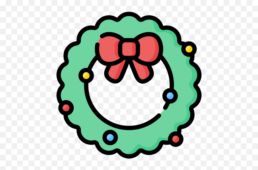 Wreath - Free Christmas Icons Vector Graphics Png,Hello Kitty Icon