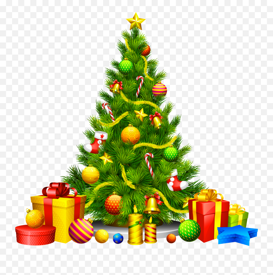 Christmas Tree Png With Gifts