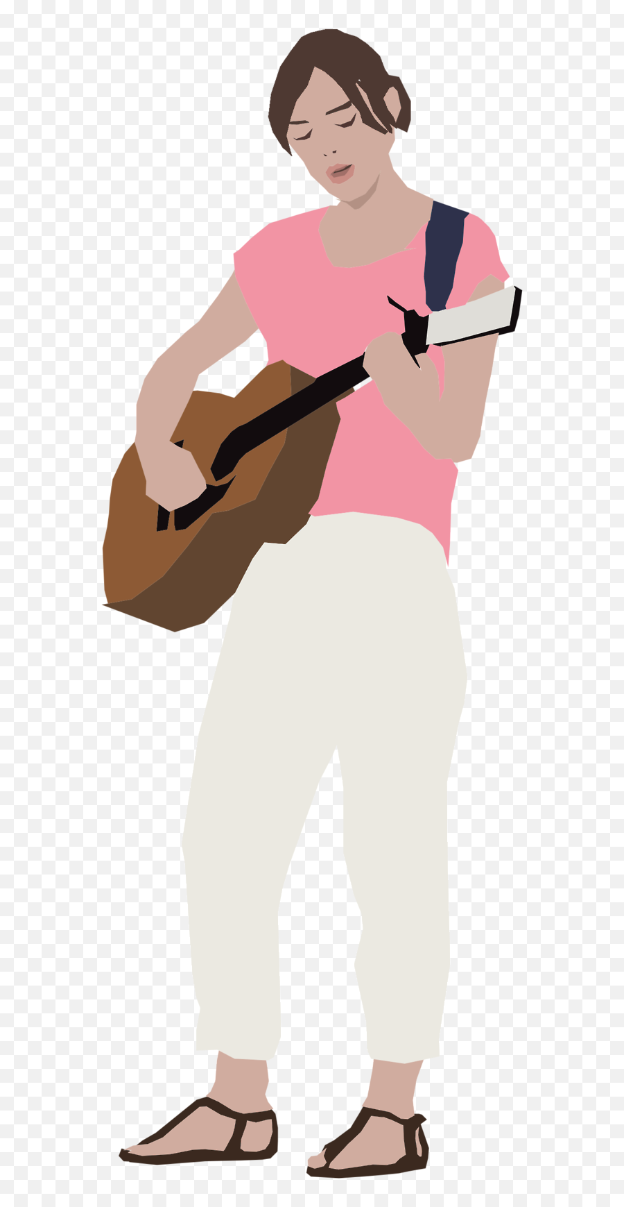 Lukasinskatumblrcom People Illustration Architecture - Cartoon Png,Cartoon Guitar Png