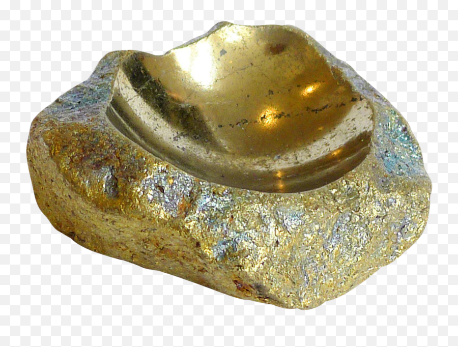 French Sparkle Bronze Gold Nugget Bowl - Igneous Rock Png,Gold Nugget Png