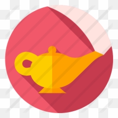 Genie Lamp - Free Tools And Utensils Icons Circle Png,Genie Png