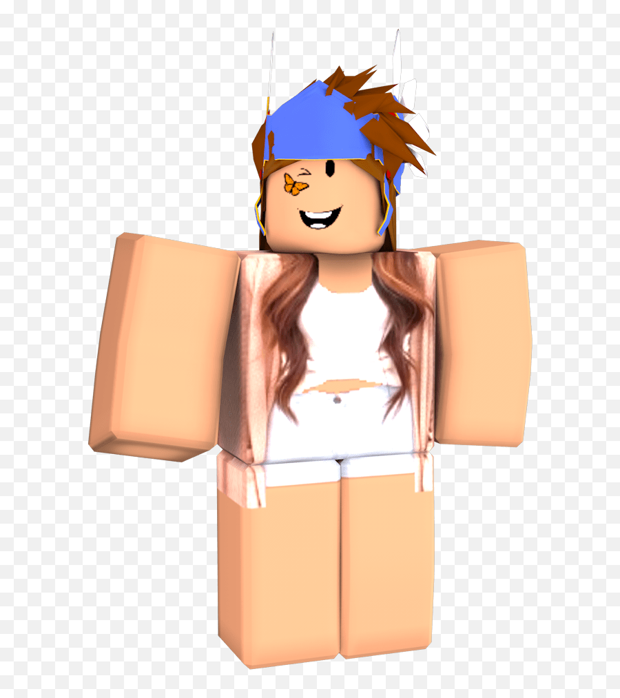 Download Hd Roblox Gfx Png - Roblox Girl Transparent Roblox Gfx Transparent Background,Roblox Face Transparent