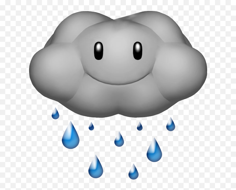 Raindrop - Rain Cloud Gif Png Full Size Png Download Seekpng Mario Kart Wii Items,Rain Png Gif