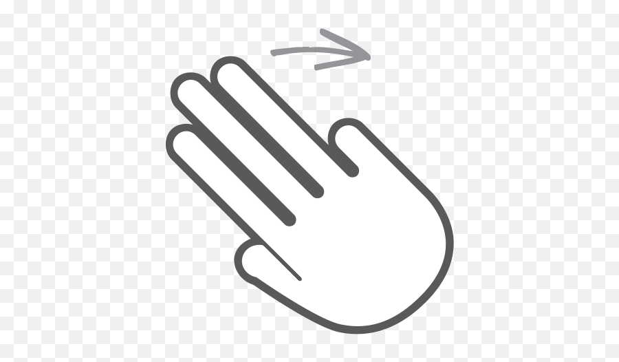 Finger Right Scroll Gesture Hand - Sign Png,Swipe Png
