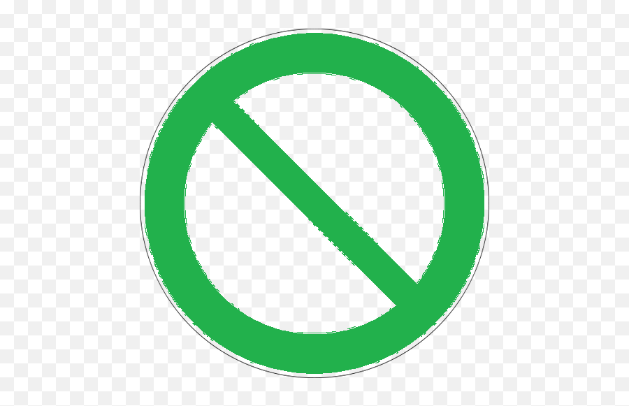 Ban Green Sign - Quarantine Icon Png,No Sign Png