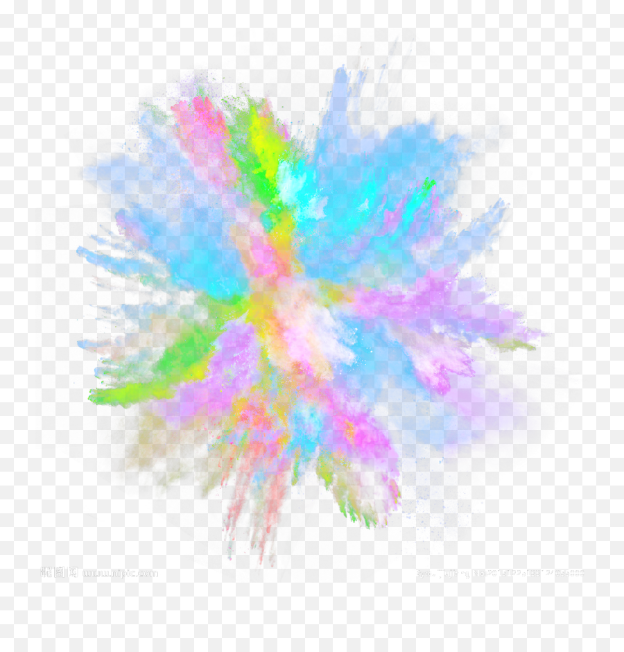 Download Color Dust Png - Explosion Colores Png,Color Explosion Png