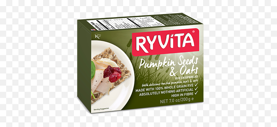 Ryvita Pumpkin Seeds And Oats Png Image - Ryvita,Oats Png