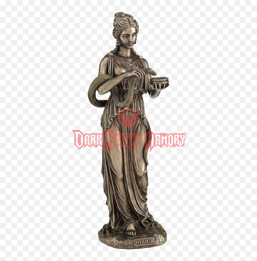 Greek Goddess Hygieia Statue - Hygieia Statue Greek Greek Goddess Of Health Png,Greek Statue Png